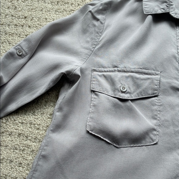 Cloth & Stone Women’s Gray Blouse Size Medium - Picture 3 of 13
